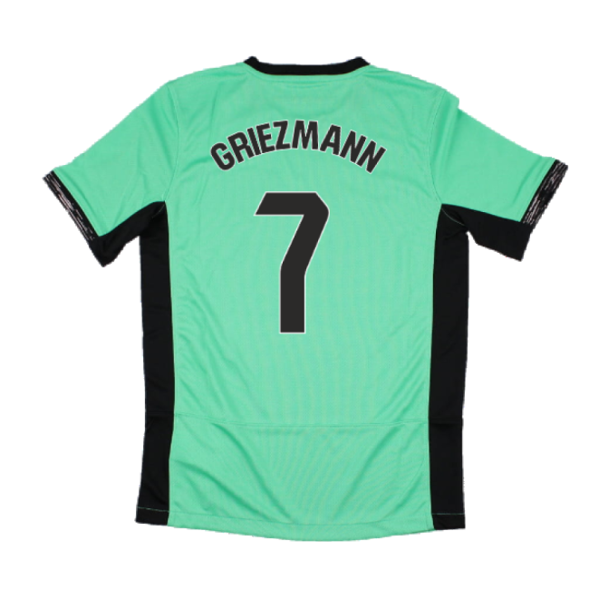 Atletico Madrid 2023-2024 Third Uniform Match Kit (Kids)-Jersey Chest: 2026 World Cup Soccer Kits