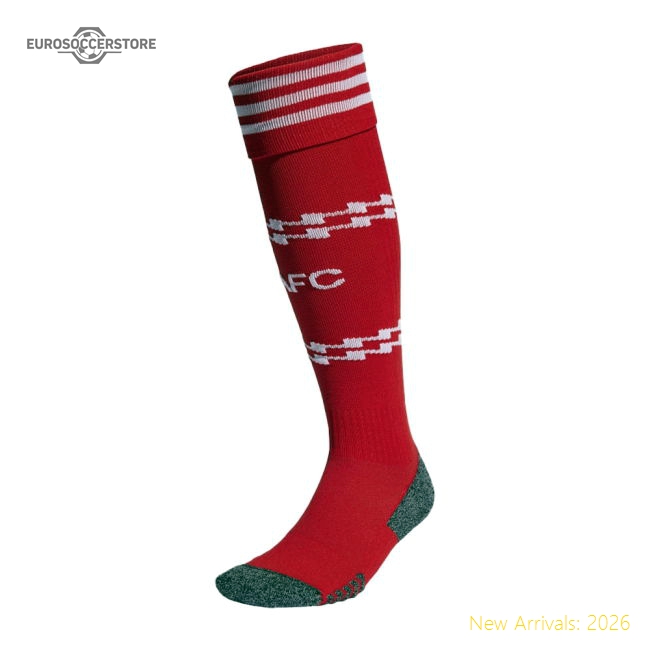 Club Teams,Arsenal Game Ready 2022-2023 Arsenal Home Socks (Red)-Jersey Chest: 2026 World Cup Soccer Kits