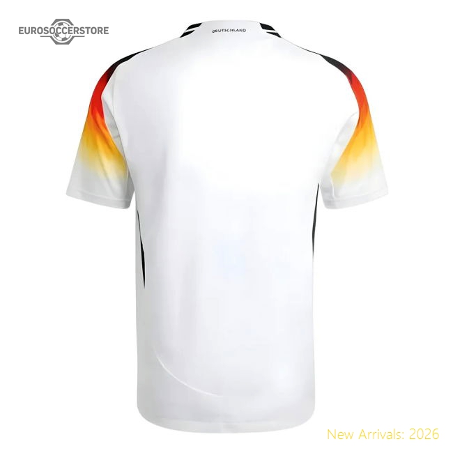 Germany 2024-2025 Home Uniform Player Cut Football Football Top-Jersey Chest: 2026 World Cup Soccer Kits