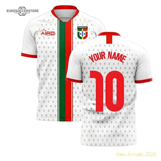 Portugal 2025-2026 Away Uniform Portugal Concept Football Kit (Your Na...-Jersey Chest: 2026 World Cup Soccer Kits