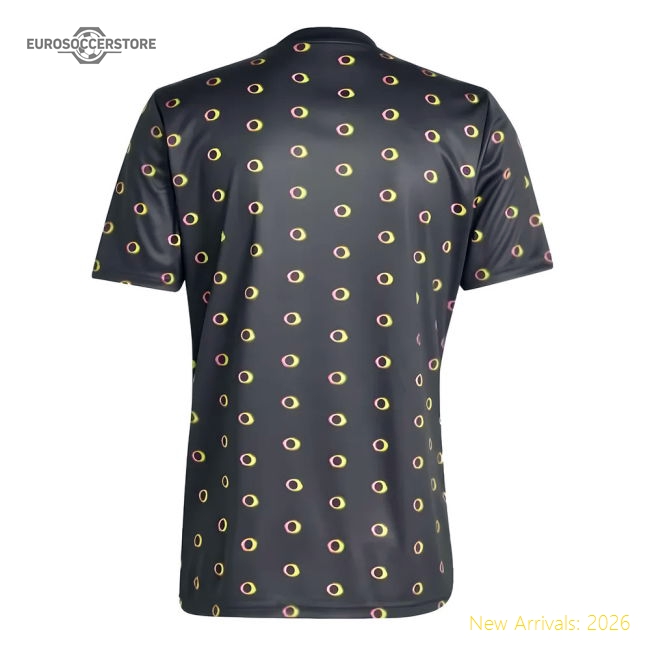 Juventus 2024-2025 Juventus Pre-Match Match Kit (Black)-Jersey Chest: 2026 World Cup Soccer Kits