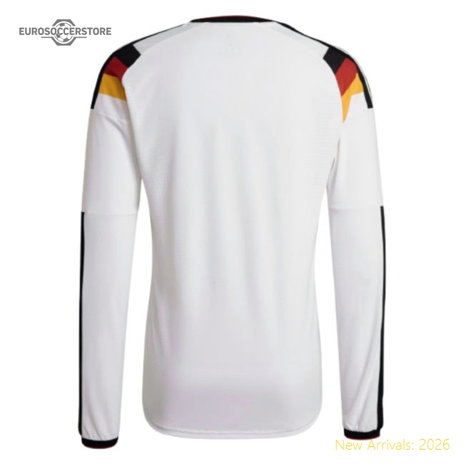 Germany 2026-2027 Home Player Cut Germany Long Sleeve Top-Jersey Chest: 2026 World Cup Soccer Kits