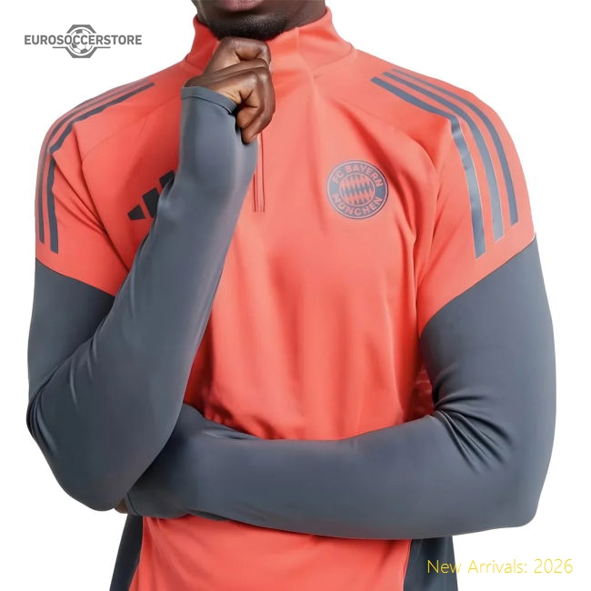 Bayern Munich 2025-2026 Bayern Munich Training Top (Easy Coral) Footba...-Jersey Chest: 2026 World Cup Soccer Kits