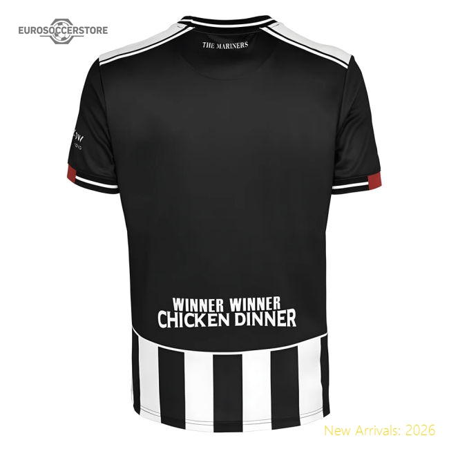 League Two 2025-2026 Home Uniform Grimsby Town Match Kit (Kids)-Jersey Chest: 2026 World Cup Soccer Kits