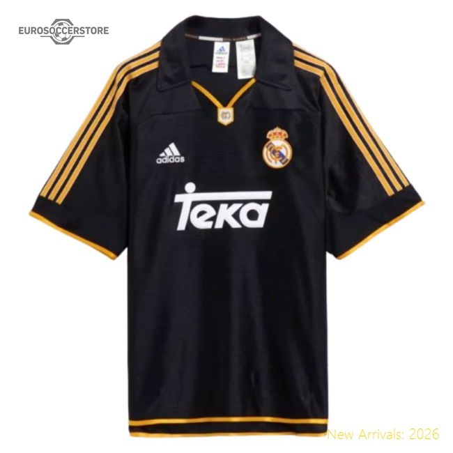 Real Madrid 1998-2000 Away Uniform Real Madrid Reissue Football Shirt-Jersey Chest: 2026 World Cup Soccer Kits