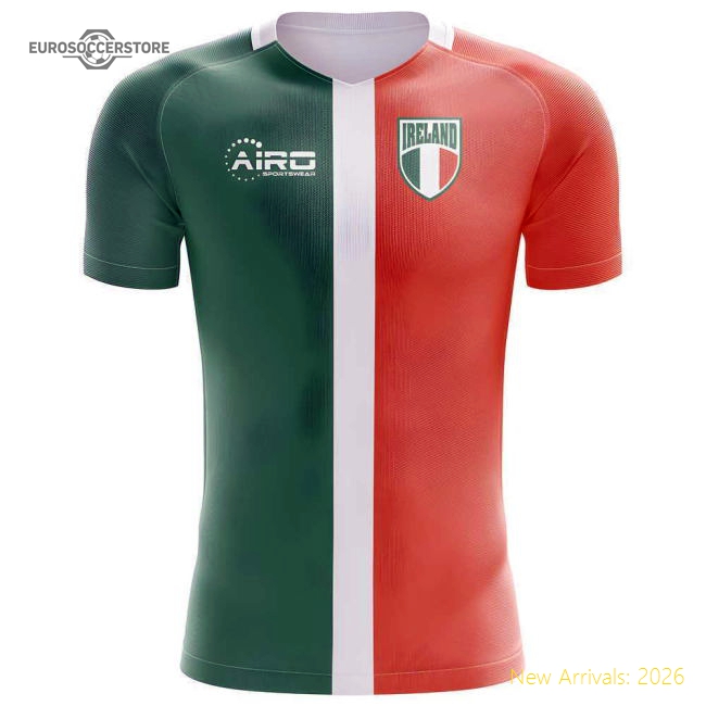 Ireland 2025-2026 Ireland Flag Concept Football Football Jersey-Jersey Chest: 2026 World Cup Soccer Kits