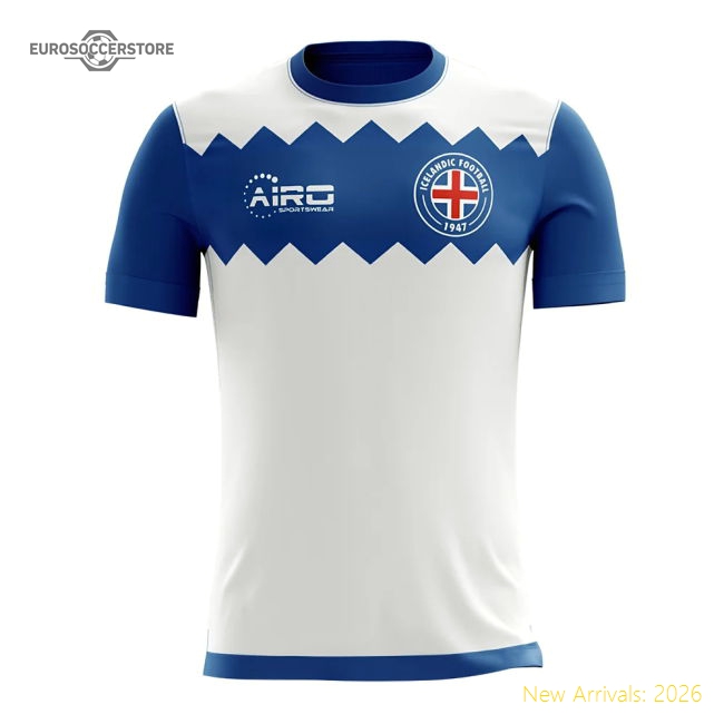 Iceland 2025-2026 Away Gear Match Match Kit-Jersey Chest: 2026 World Cup Soccer Kits