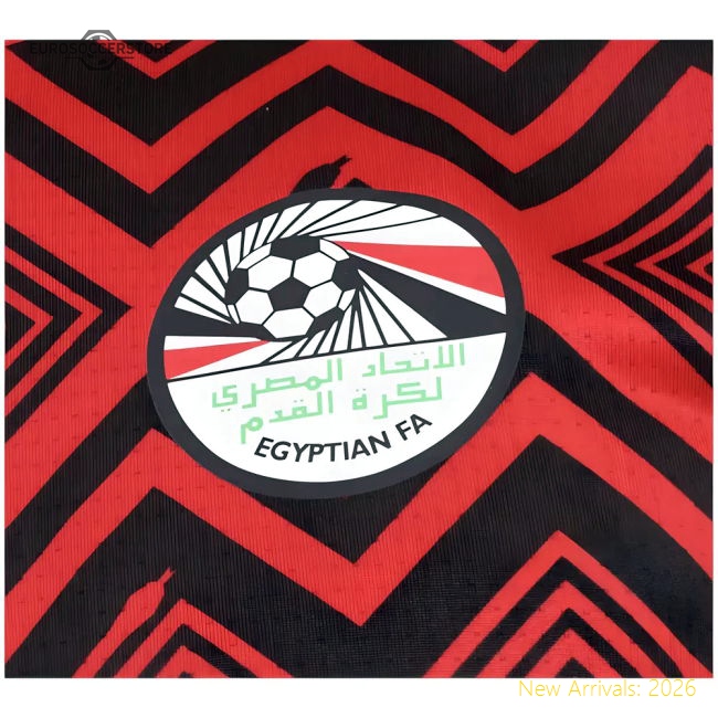 S,Egypt 2024-2025 Egypt Prematch Ss Football Shirt (Red)-Jersey Chest: 2026 World Cup Soccer Kits