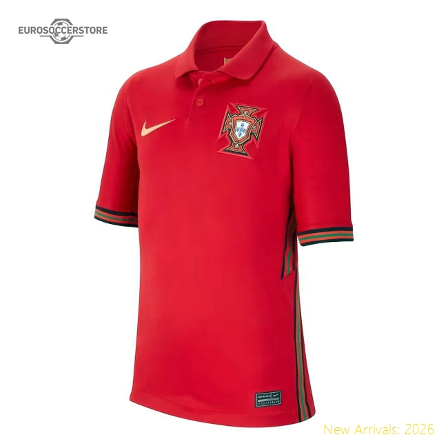 Portugal 2020-2021 Home Kit Portugal Nike Match Kit (Kids)-Jersey Chest: 2026 World Cup Soccer Kits