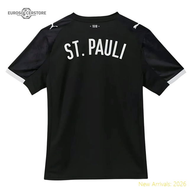 St Pauli 2025-2026 Third Kit St Pauli Football Football Top-Jersey Chest: 2026 World Cup Soccer Kits