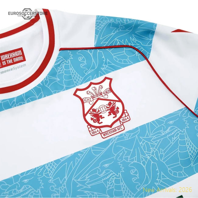 Wrexham 2025-2026 Third Uniform Football Football Top (Kids)-Jersey Chest: 2026 World Cup Soccer Kits