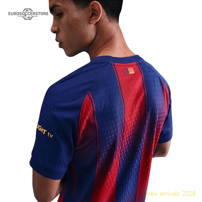 Barcelona 2025-2026 Home Gear Player Version Football Match Kit-Jersey Chest: 2026 World Cup Soccer Kits
