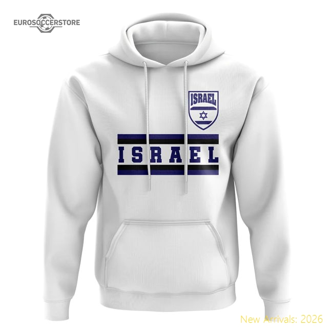 Israel Israel Core Football Country Hoody White-Jersey Chest: 2026 World Cup Soccer Kits