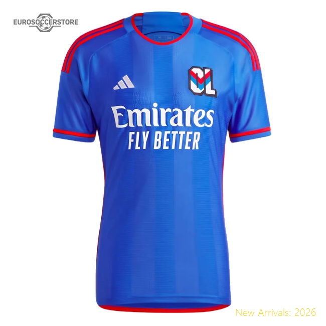 Olympique Lyon 2023-2024 Away Gear Football Football Top-Jersey Chest: 2026 World Cup Soccer Kits
