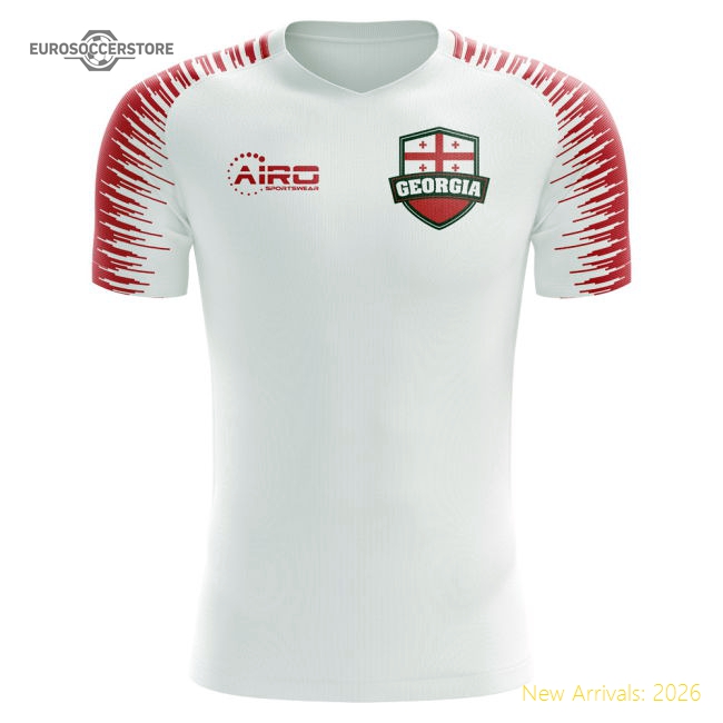 Georgia 2025-2026 Home Gear Match Match Kit-Jersey Chest: 2026 World Cup Soccer Kits