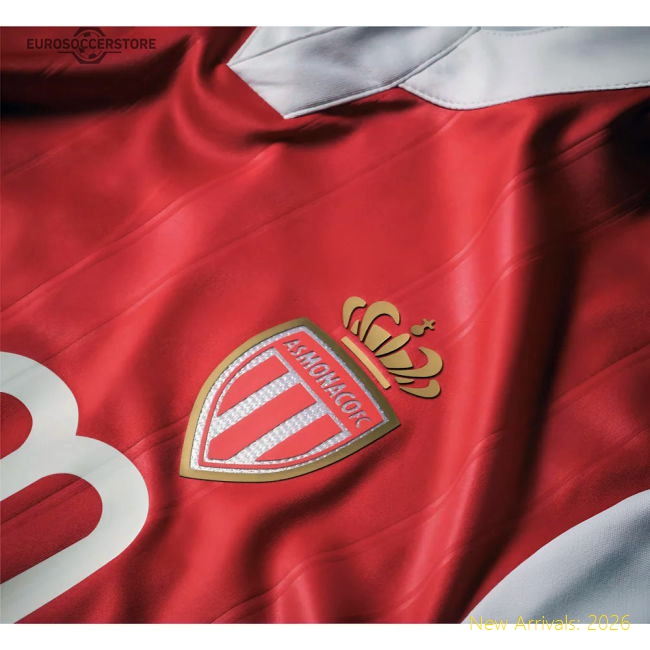 Monaco 2025-2026 Home Uniform Football Jersey For Diehard Football Fans-Jersey Chest: 2026 World Cup Soccer Kits