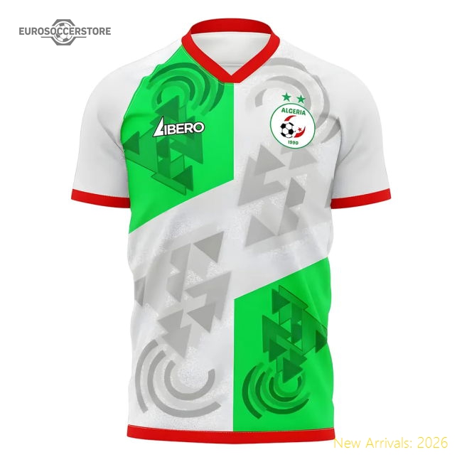 S,Algeria Tournament Algeria 2025-2026 Home Kit Concept Football Shirt...-Jersey Chest: 2026 World Cup Soccer Kits