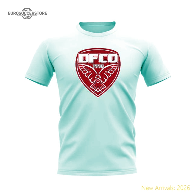 Dijon Dijon Badge Football T-Shirt (White) For Diehard Football Fans-Jersey Chest: 2026 World Cup Soccer Kits