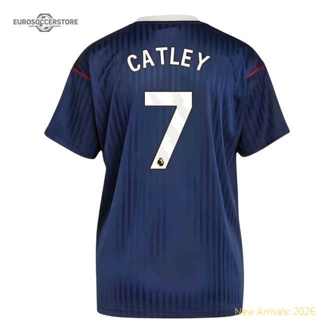 Club Teams,Arsenal Arsenal Terrace Icons Shirt (Navy) (Catley 7)-Jersey Chest: 2026 World Cup Soccer Kits