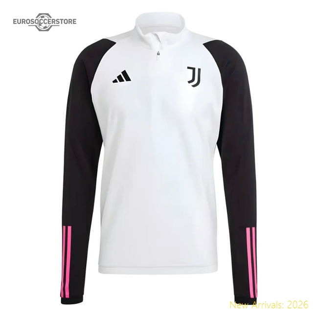 Juventus 2023-2024 Juventus Training Top Match Kit (White)-Jersey Chest: 2026 World Cup Soccer Kits