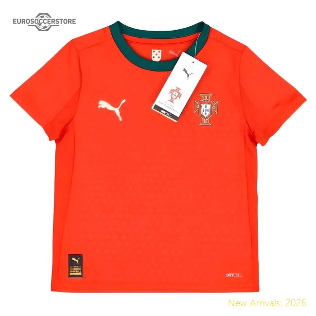 Portugal 2025-2026 Home Kit Portugal Mini Kit Match Kit-Jersey Chest: 2026 World Cup Soccer Kits