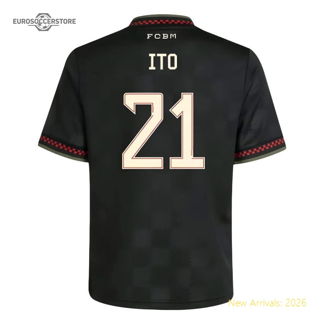 Bayern Munich 2025-2026 Third Gear Football Jersey (Kids)-Jersey Chest: 2026 World Cup Soccer Kits