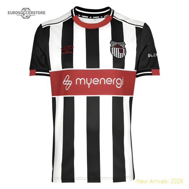 League Two 2025-2026 Home Uniform Grimsby Town Match Kit (Kids)-Jersey Chest: 2026 World Cup Soccer Kits