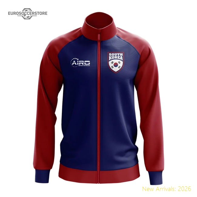 South Korea South Korea Concept Football Track Jacket Blue-Jersey Chest: 2026 World Cup Soccer Kits