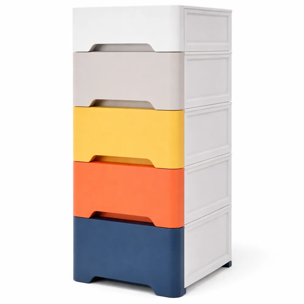 Mobiletto compatto su ruote per bagno, in plastica, adatto a spazi ridotti, altezza 25 cm, ideale per casa e ufficio