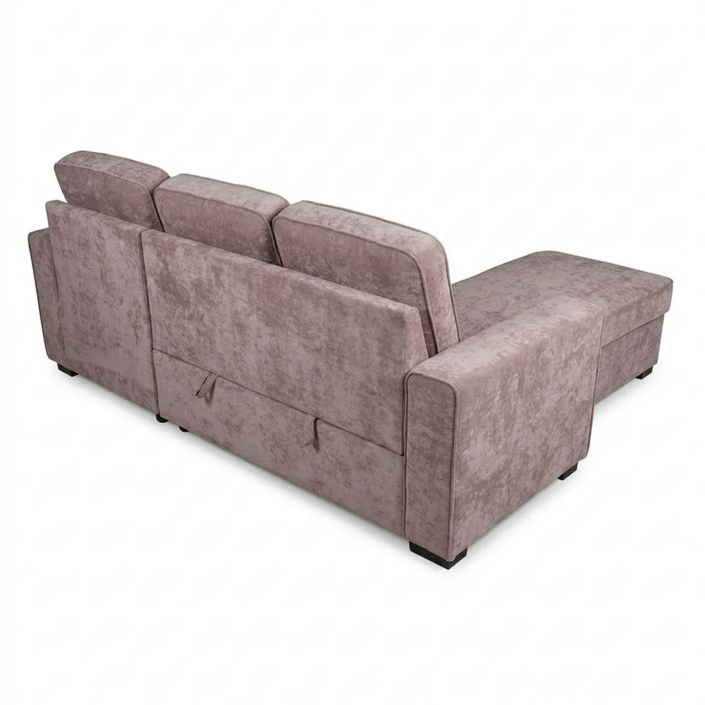 Chaise Longue Reversible con Almacenamiento y Cama