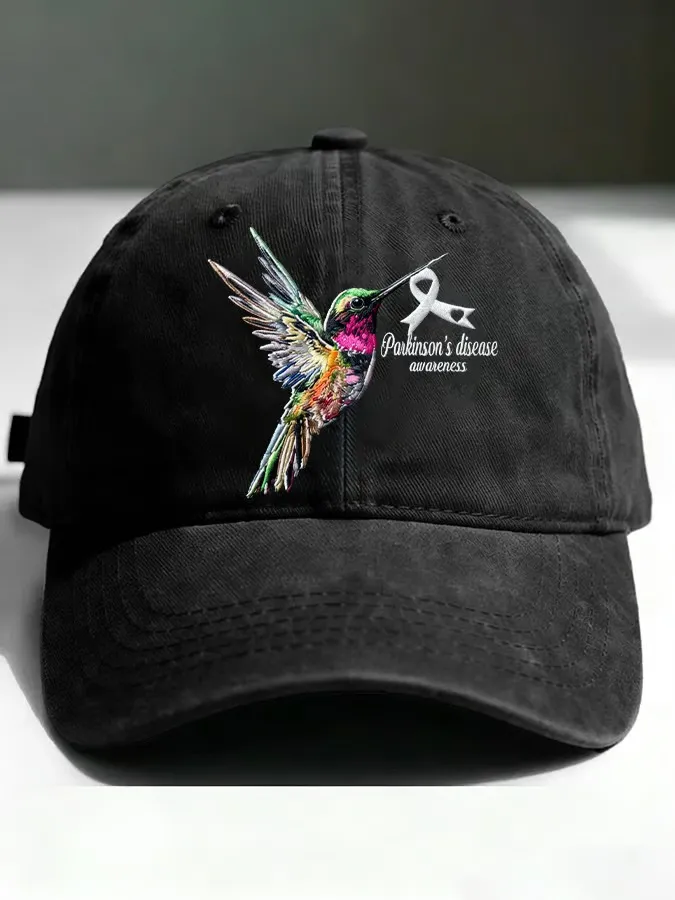 Unisex Parkinson's Awareness Printed Hat