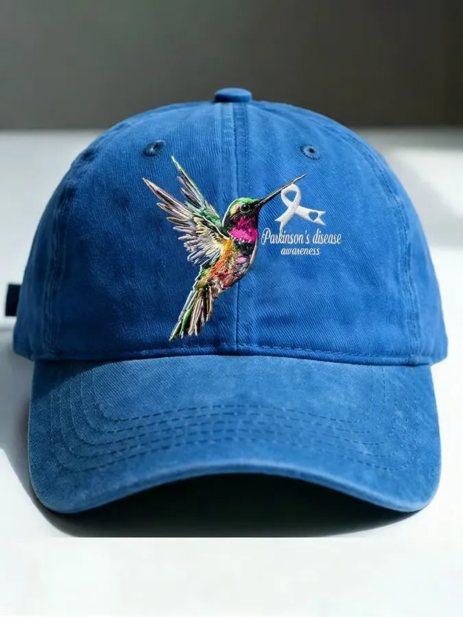 Unisex Parkinson's Awareness Printed Hat