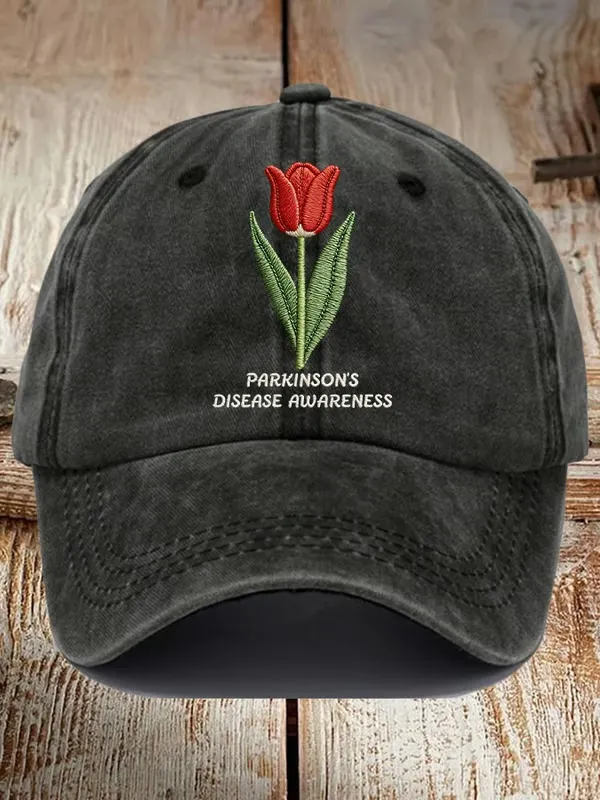 Unisex Parkinson's Awareness Printed Hat