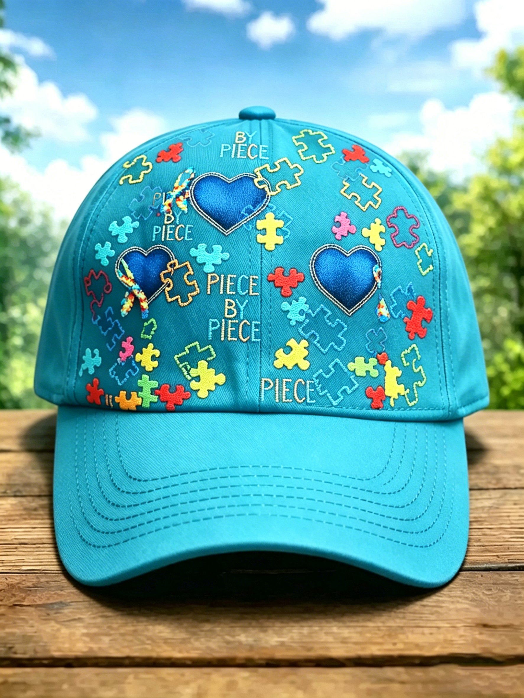 Unisex Autism-Themed Printed Baseball Cap