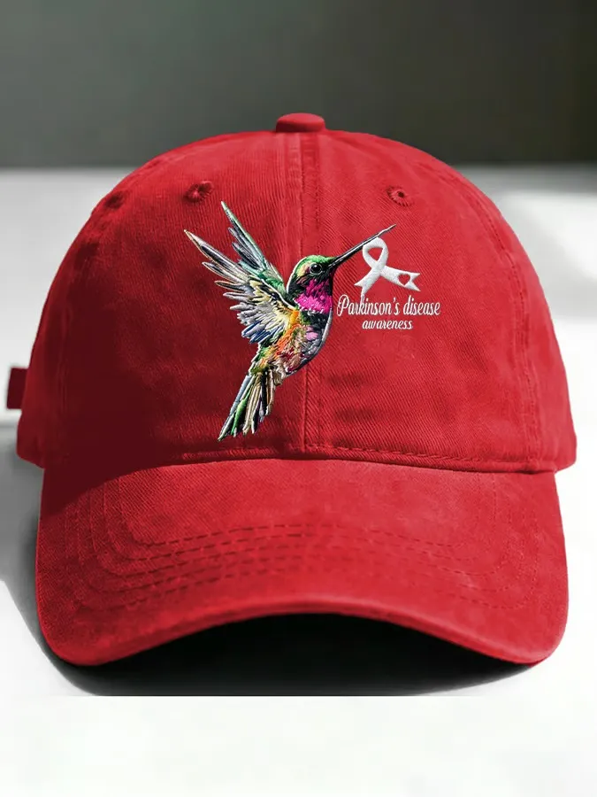 Unisex Parkinson's Awareness Printed Hat