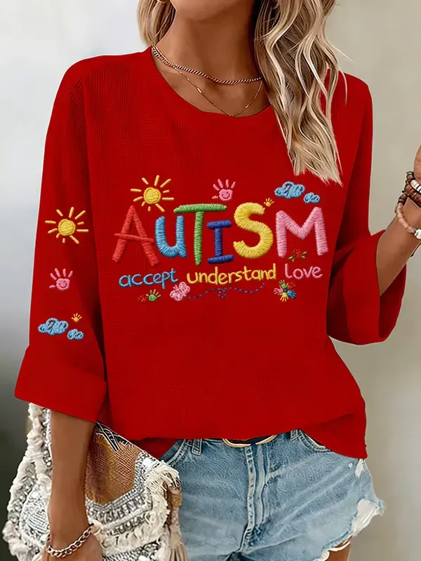 Female Autism Is Not A Disability, But A Different Ability Printed Shirt