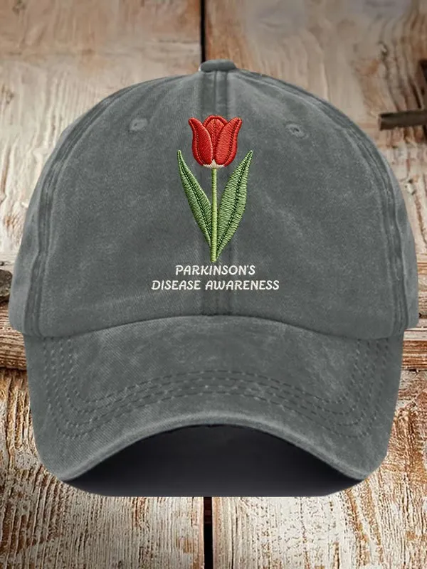 Unisex Parkinson's Awareness Printed Hat