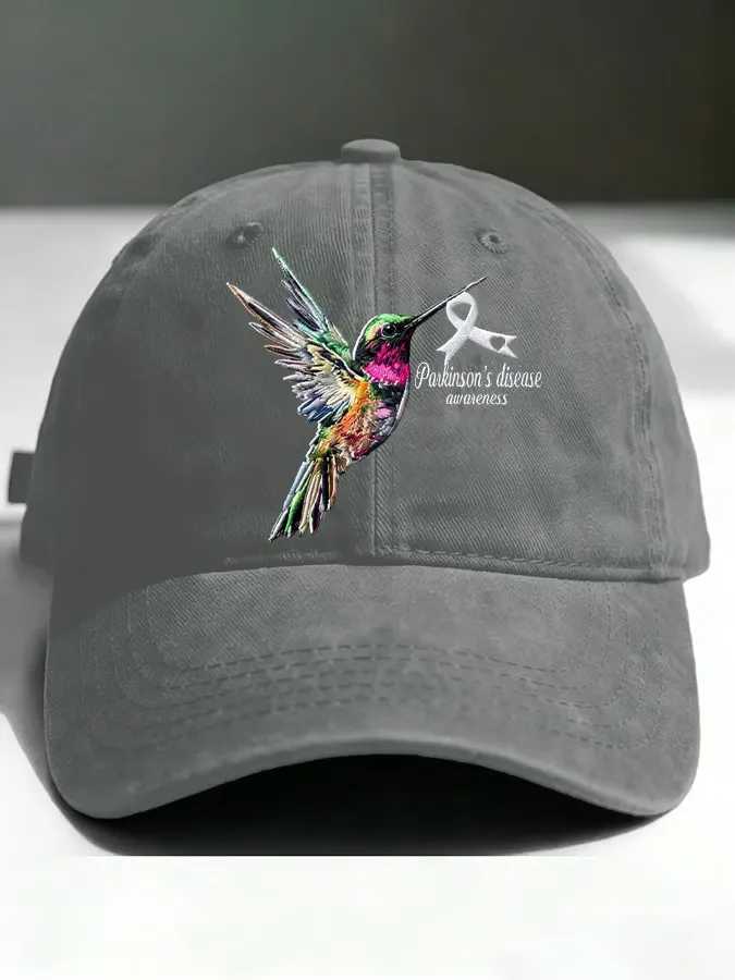 Unisex Parkinson's Awareness Printed Hat