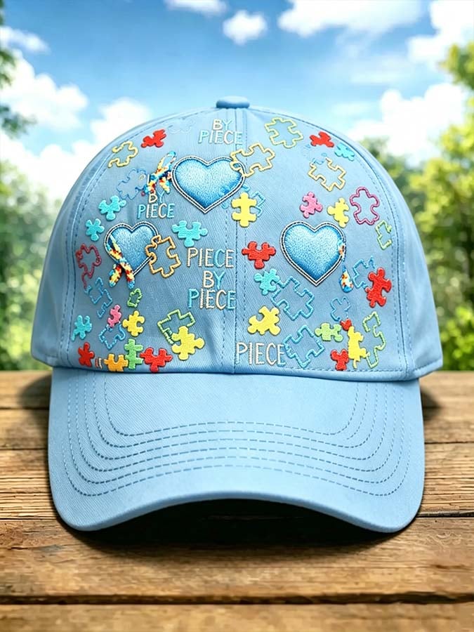 Unisex Autism-Themed Printed Baseball Cap