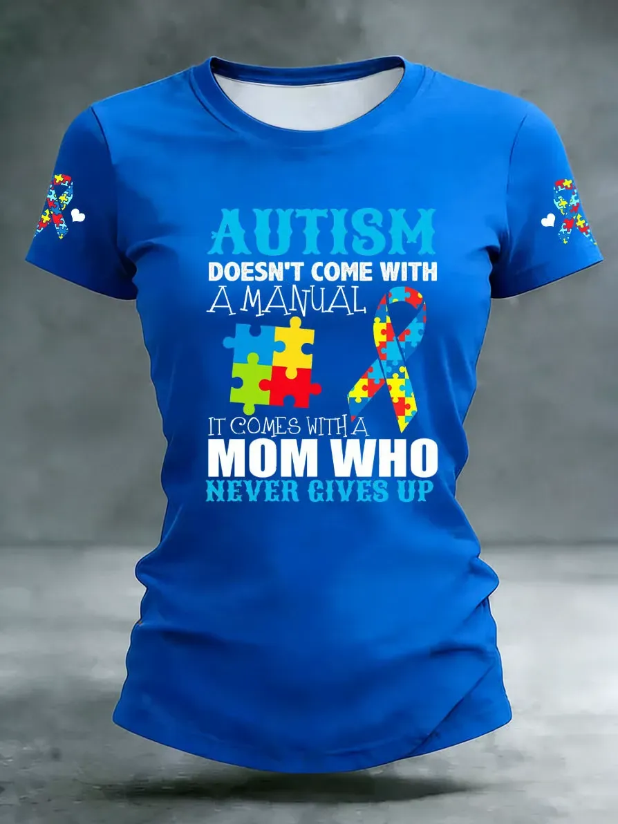 Women's Autism Acceptance Crew Neck T-shirt