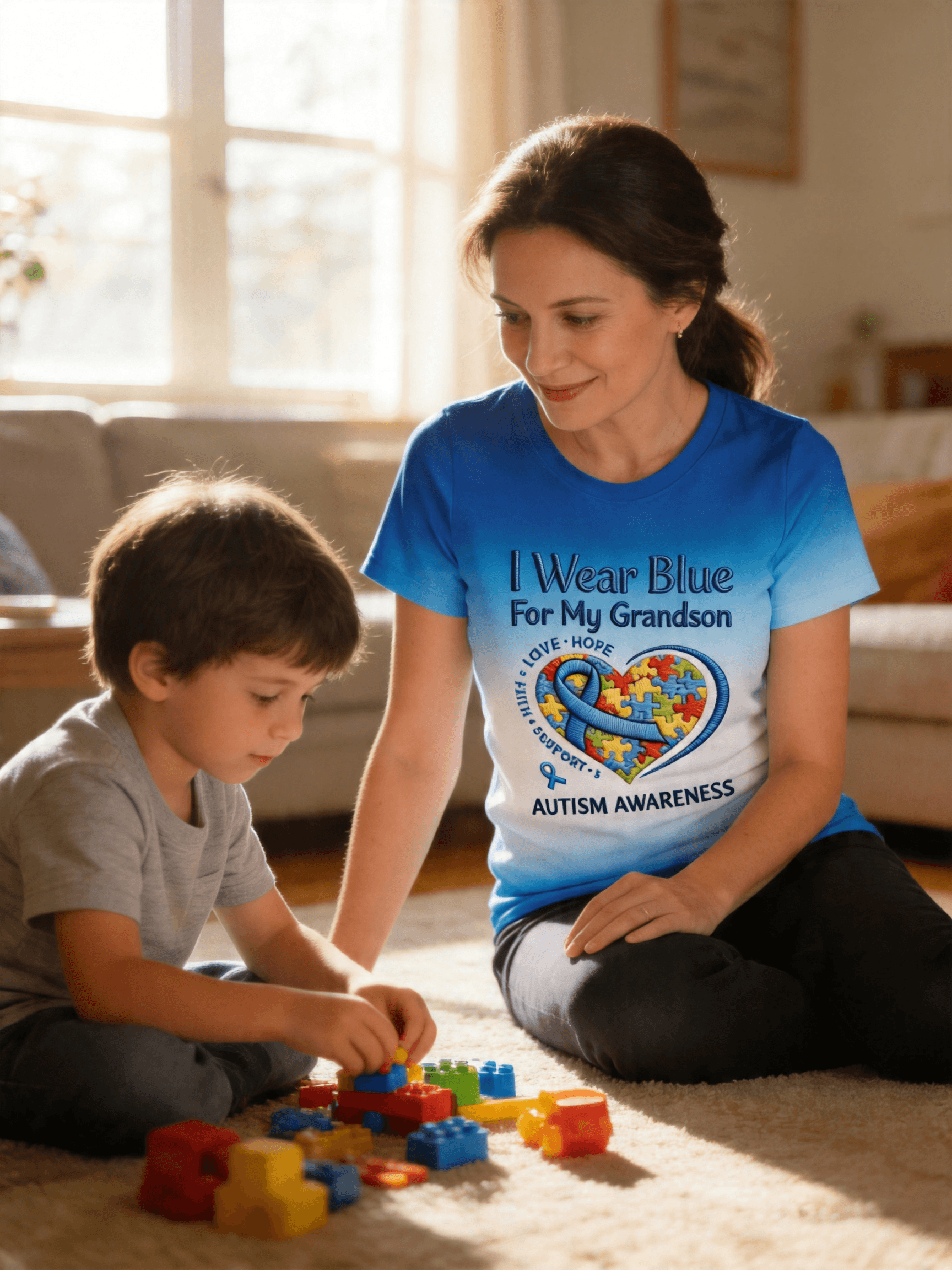 Wear Autism With Love  — Women’s Crewneck