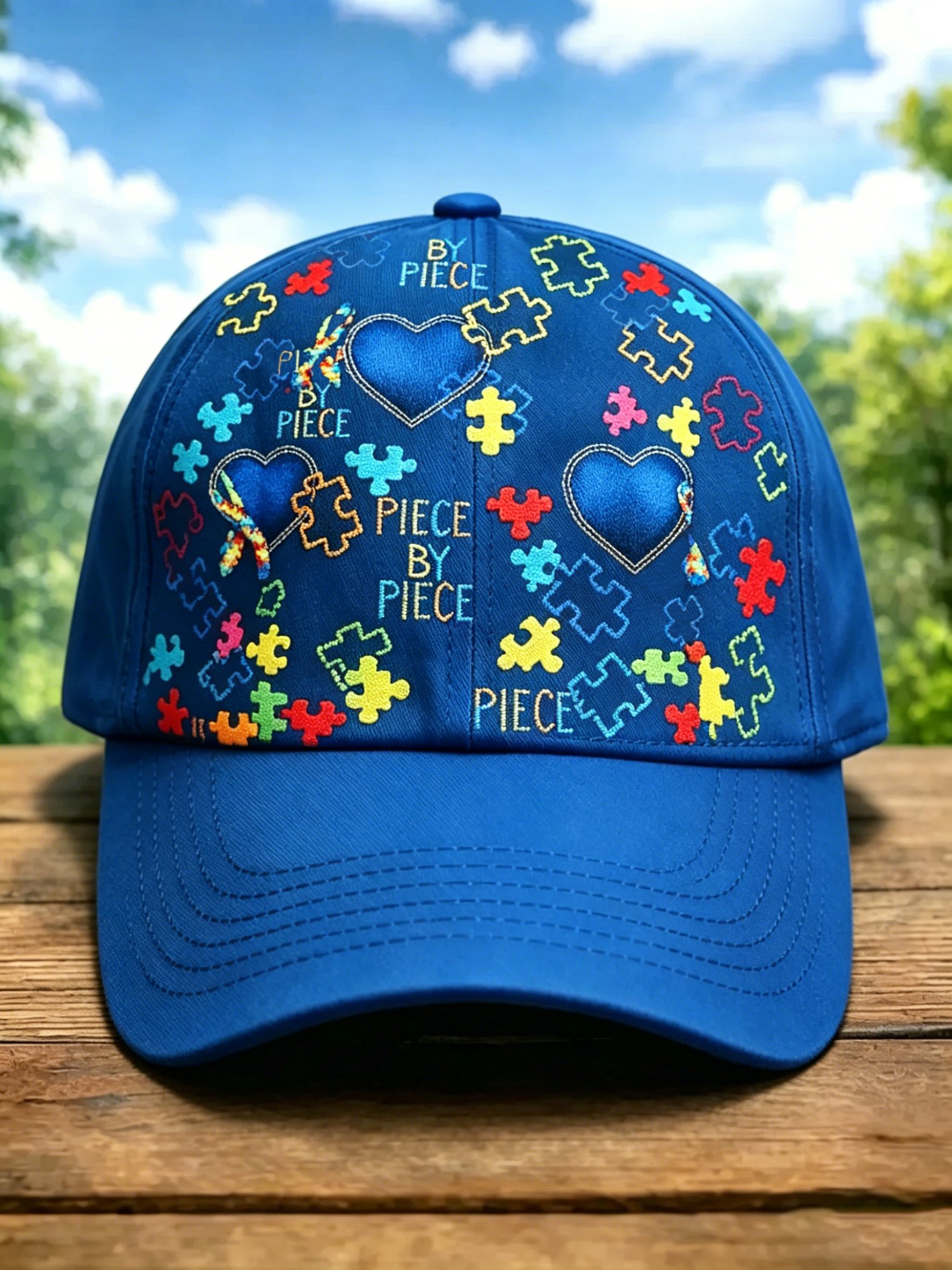 Unisex Autism-Themed Printed Baseball Cap