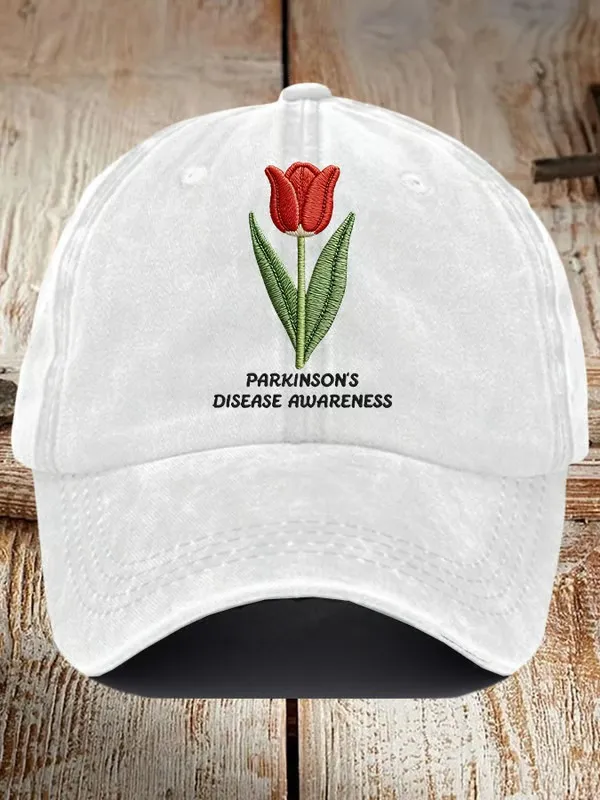 Unisex Parkinson's Awareness Printed Hat