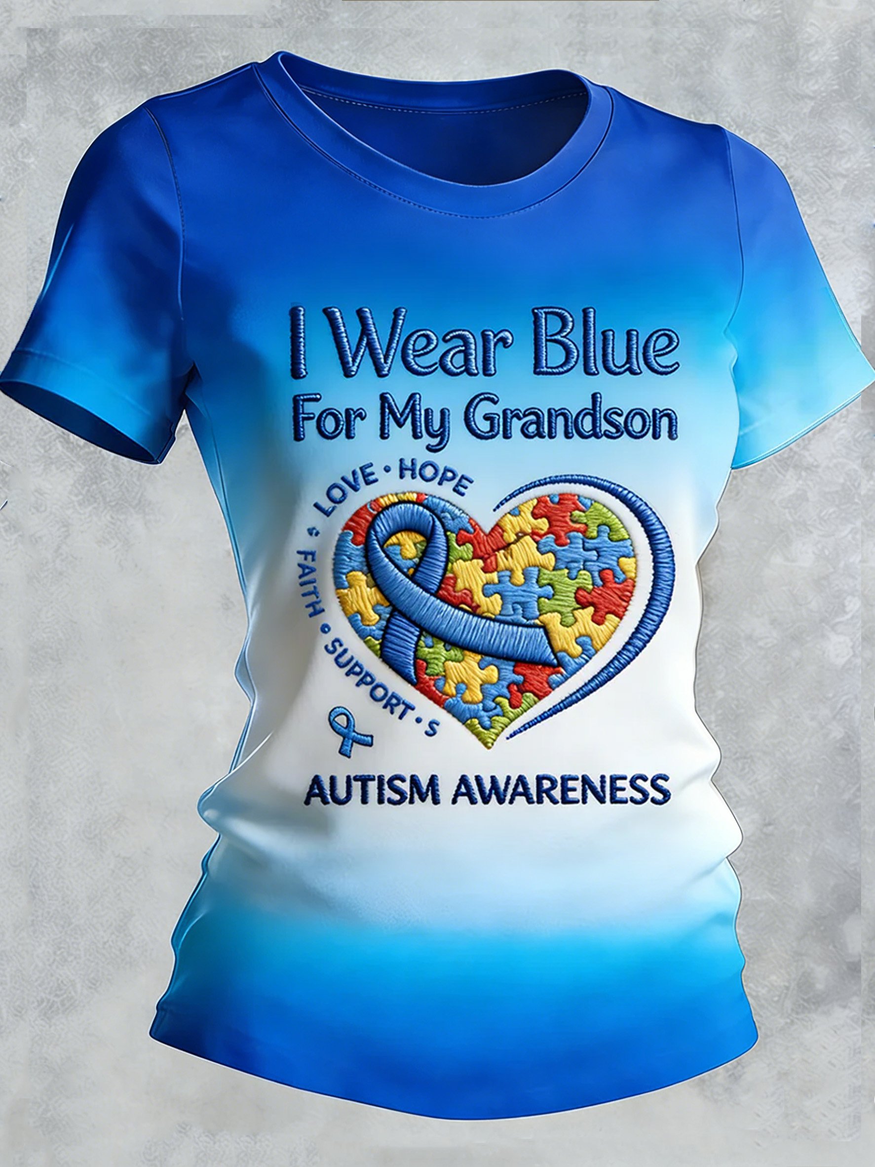 Wear Autism With Love  — Women’s Crewneck