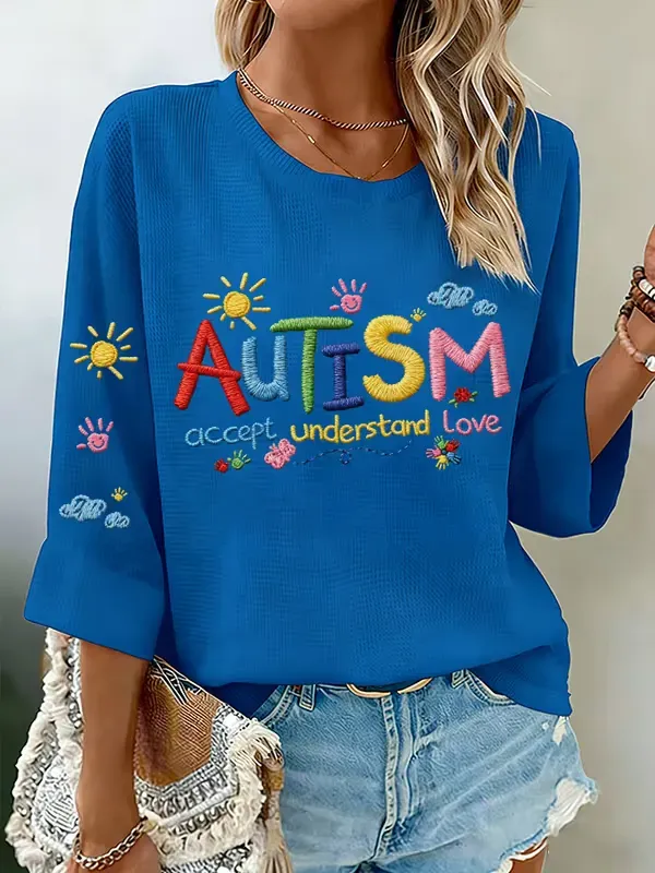 Female Autism Is Not A Disability, But A Different Ability Printed Shirt