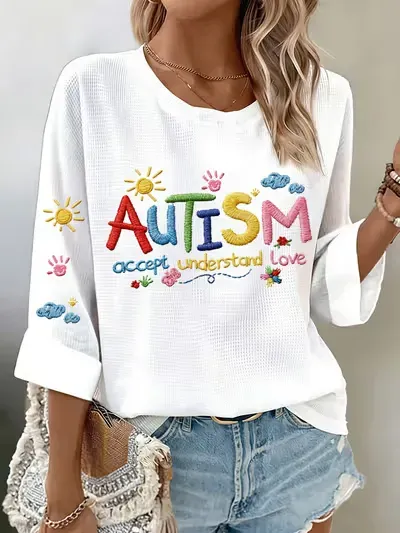 Female Autism Is Not A Disability, But A Different Ability Printed Shirt