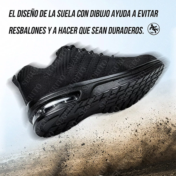 SEGURITO Safety Work Shoes with Steel Toe & Kevlar Sole, Impact & Puncture Resistant