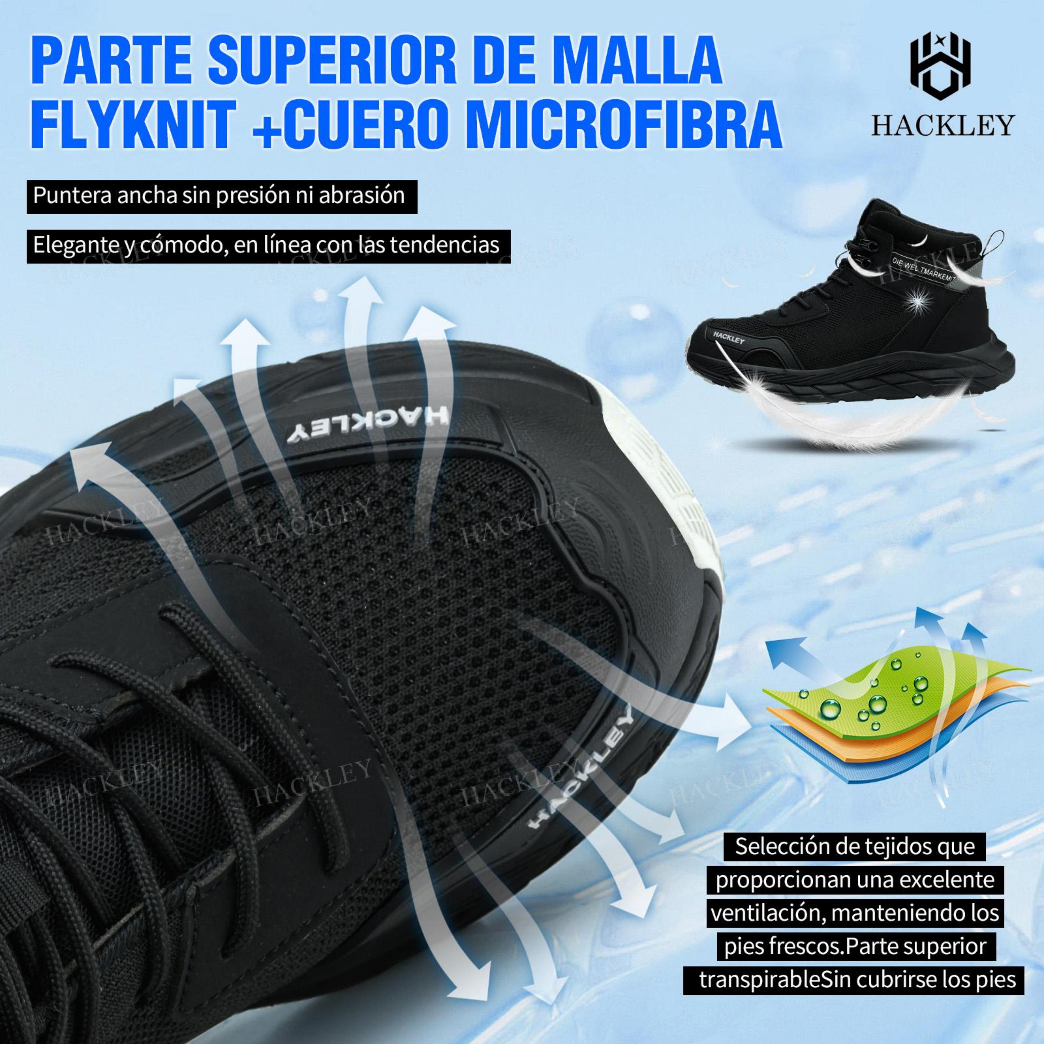 SEGURITO Industrial Safety Shoes, Steel Toe Impact & Puncture Resistant, Black