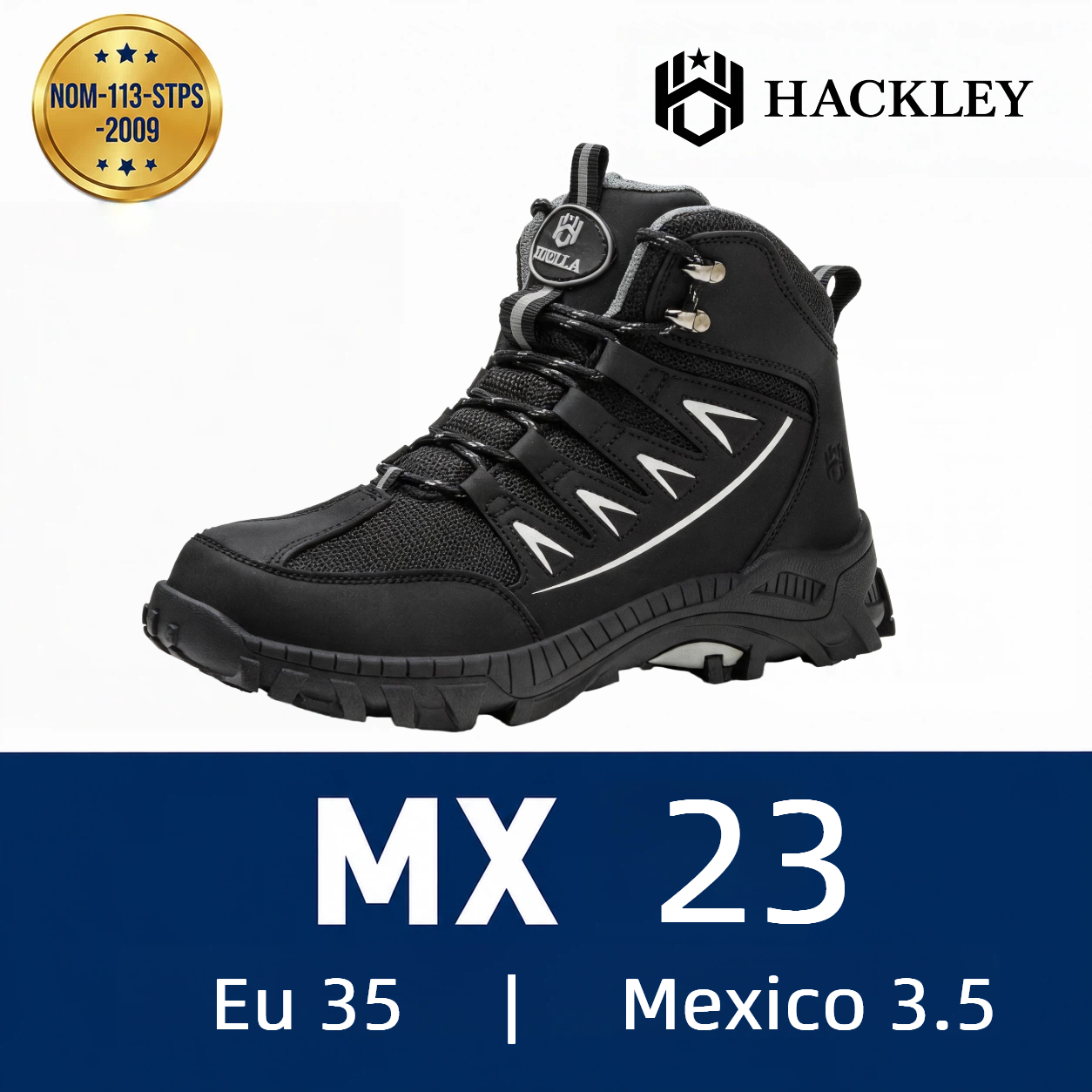 HACKLEY G2  Botas Tacticas Militares Suela Kevlar Antiperforacion NOM-113