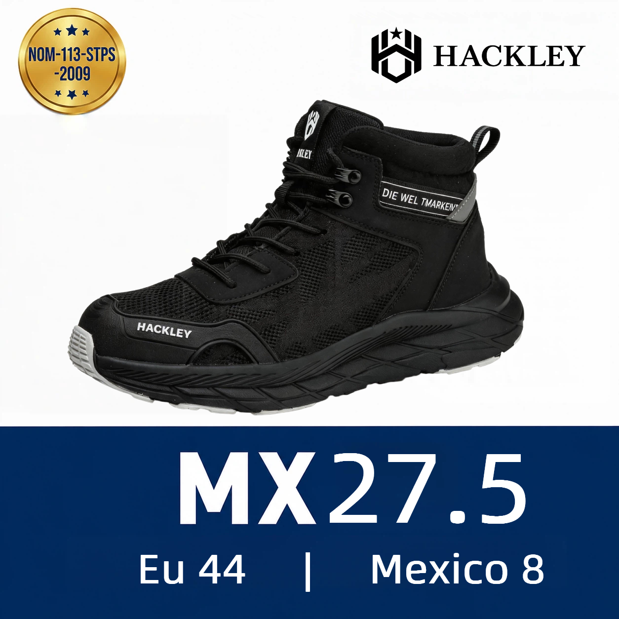 HACKLEY G5 Botas Tacticas de Alto Rendimiento Punta de Acero NOM-113